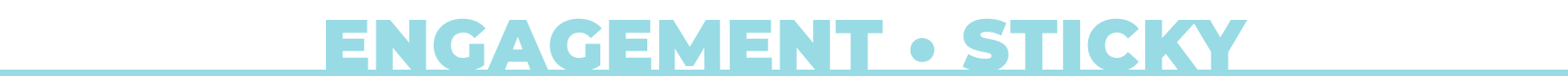 Engagement Sticky Header